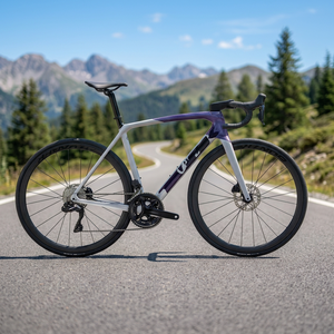 Bicicleta de Carretera de Fibra de Carbono 700c con Doble Freno de Disco, 11 Velocidades, Horquilla de Bicicleta de Carreras, Llanta de Aleación de Aluminio, Sillín de Alto Rendimiento - Product Image 2