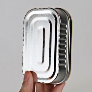 Petite boîte en fer blanc avec anneau de traction, couvercle rectangulaire à ouverture facile, boîte à sardines réutilisable - Product Image 6