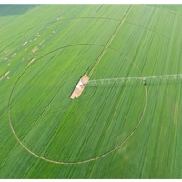 Système d'irrigation à pivot central agricole Économie d'énergie à faible coût Pompe solaire diesel de 1 à 100 hectares Moteur de remorquage latéral mobile