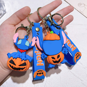 नए लोकप्रिय गेम पात्रों 3d सॉफ्ट pvc कीचेन प्लास्टिक कुंजी चेन कार्टून खिलौना ईंट गुड़िया कार पेंडल कार पेंडेंट - Product Image 2