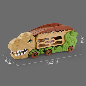 YIIYO Diecast modelo coche niños dinosaurio <span class=keywords><strong>aventura</strong></span> pista juguete World Road Race pista eléctrica pista de deformación - Product Image 3