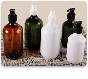 Flacon de shampooing en PET <span class=keywords><strong>solide</strong></span>, brun, 500 ml, flacon rond en plastique pour <span class=keywords><strong>gel</strong></span> <span class=keywords><strong>douche</strong></span>, flacon de <span class=keywords><strong>recharge</strong></span> pour savon pour les mains d'hôtel - Product Image 6