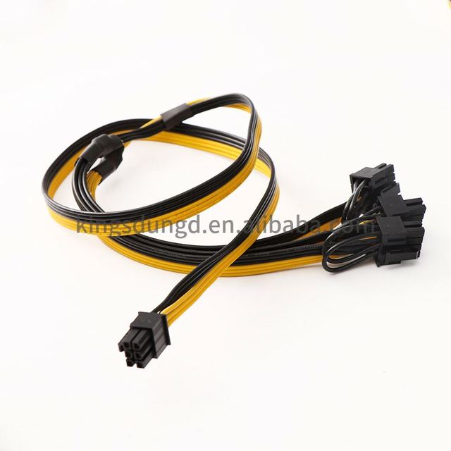 Modular PSU Power Supply Cables PCI e 6pin to 2 PCI-e 8 pin 6+2pin PCI Express Internal Power Splitter Cable