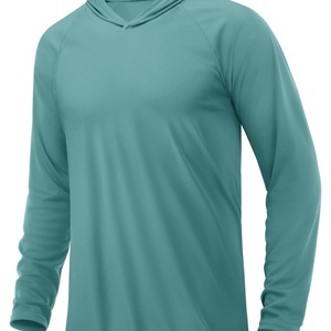 Maillot de pêche personnalisé avec logo par sublimation, protection UV, chemises pour hommes UPF 50+, légères, effet rafraîchissant, chemises de pêche à capuche - Product Image 3