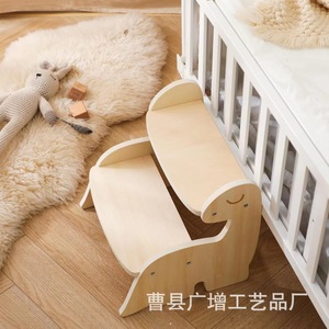 เก้าอี้เด็กทรงไดโนเสาร์ Guangzeng สีธรรมชาติ สำหรับเด็กอายุ 2-4 ปี หอคอยการเรียนรู้ - Product Image 1