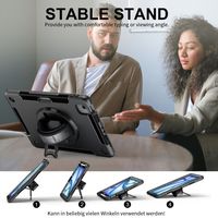 Casing Tablet iPad Anti-Shock, Tahan Banting, Kokoh, dan Pelindung 360 Derajat untuk iPad Air 6 Gen Pro 11 Inch M2 2024