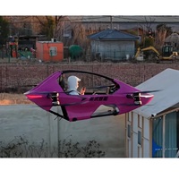 YIVTOL S ZERO EVTOL, drone monoplace avec positionnement GPS, 55 minutes d'autonomie, charge utile de 120 kg, parachute, airbag, fibre de carbone, pliable, 4K