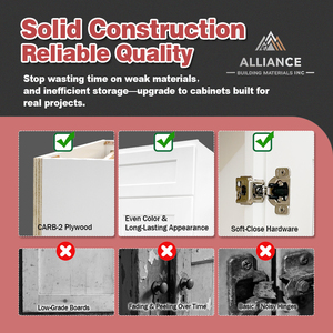 Gabinetes Modernos para Oficina en Casa Estilo Shaker |   Librería Blanca Personalizada y al por Mayor |   Gabinete de Estudio de Madera CARB-2 Resistente - Product Image 3