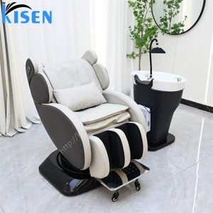 Kisen Massage Shampoo <b>Bed</b> Top High-<b>end</b> Luxury Salon Furniture Shampoo Chair Hair Washing Back Contemporary Optional - Product Image 3