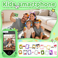 Joli téléphone intelligent pour enfants, écran tactile, double caméra CMOS, jeux éducatifs, lecteur MP3, écran 2.8 pouces, cadeau de Noël ou d'anniversaire