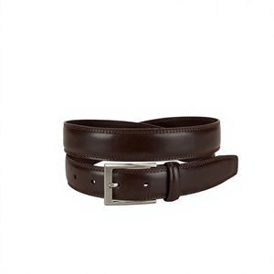 B S International FTR6750 - Reloj de pulsera de cuero genuino de vaca para hombre, estilo europeo vintage, hecho a mano, resistente al agua, de lujo, formal, con esfera cuadrada de acero - Product Image 3