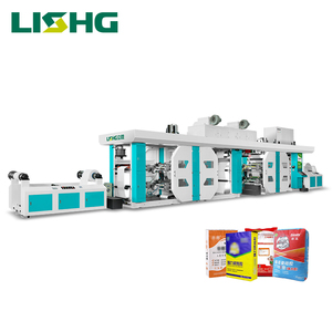 4 + 4 màu PP dệt Bao xi măng Túi van máy in flexo - Product Image 1