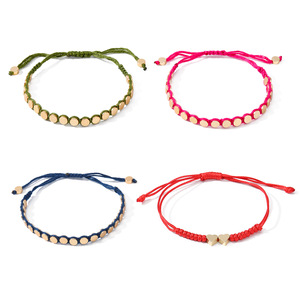 Simple <b>Adjustable</b> Metal Beaded <b>Bracelet</b> Heart Shape Zinc Alloy Unisex Fashion Jewelry Gift Style 1 Style 2 Style 3 - Product Image 5
