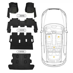 แผ่นรองพื้นรถยนต์ TPC แบบเต็มพื้นที่ ผลิตจาก TPE กันน้ำ ป้องกันพื้นรถ - Product Image 1
