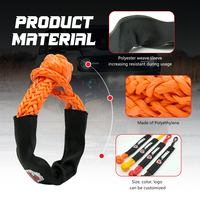 Ambull Corde de treuil synthétique de 11mm personnalisée à haute ténacité à prix réduit Uhmwpe Manille souple avec manchon
