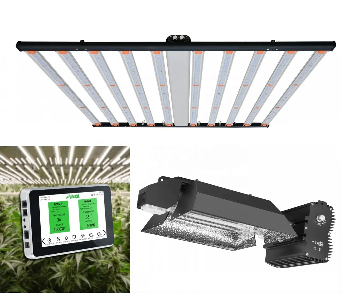 2023 Longood 3 Jahre Qualitäts garantie Gartenbau beleuchtung 315W 630W 600W 1000W Digital Grow Light Vor schalt gerät mit Reflektor