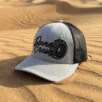 Casquettes de sport personnalisées, casquettes trucker vierges à visière incurvée, style Richardson 112, casquette trucker à 6 panneaux avec dos en maille et logo personnalisé