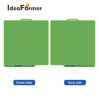Ideaformer Cool Build Plate Steel 258x258mm 228g untuk Bambu Lab X1/X1C/P1S/P1P/A1 Suku Cadang Printer 3D