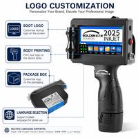 Impresora de Inyección de Tinta Portátil Manual de 12.7mm, Funciona con Batería, para Papel Kraft, Logotipos, Fechas, Códigos de Barras, Botellas de Plástico Térmico
