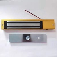 DFD Serrure Magnétique Électronique Personnalisable 280KG 600LBS Or avec Indicateur LED 12V Contrôle d'Accès Sans Clé OEM ODM Vente en Gros
