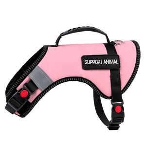 CUSTOM ปรับความปลอดภัยสะท้อนแสง 3 เมตรท่องเที่ยวบริการสุนัขเสื้อกั๊กที่ถอดออกได้แพทช์ - Product Image 4