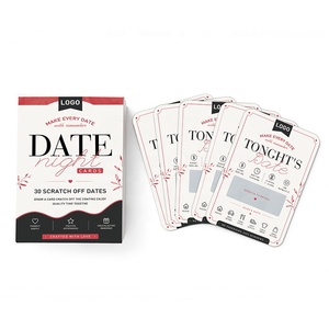 Tarjeta Rasca y Gana con Logotipo Personalizado, <span class=keywords><strong>35</strong></span> Citas para Parejas, Regalo Divertido y Aventurero, Caja de Juego con Ideas de Citas Emocionantes - Product Image 2