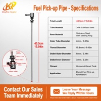Tuyau d'admission d'eau et de carburant compact pour chauffage de stationnement à liquide, chauffe-eau diesel, préchauffeur de moteur, extracteur de réservoir de carburant, accessoires