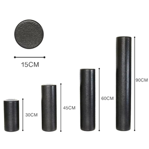 EPP sâu mô phòng tập thể dục tập thể dục trở lại vòng chân chân thư giãn cơ bắp tập thể dục Pilates massage rắn màu đen Yoga bọt lăn - Product Image 6