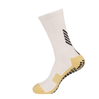 Chaussettes de sport personnalisées Elite pour les jeunes 100% coton motif de lettres tricotées de haute qualité pour le football