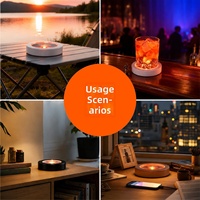 Posavasos LED con Base de Lámpara y Soporte para Botellas y Vasos, de ABS, para Bares y Fiestas en Clubes