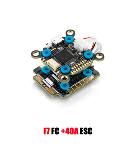 Contrôleur de vol original <span class=keywords><strong>Hobbywing</strong></span> <span class=keywords><strong>XRotor</strong></span> <span class=keywords><strong>60A</strong></span> 4in1 BLHeli32 6S ESC F7 pour FPV Racing Drone Quadcopter - Product Image 5