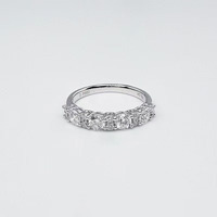 Bague minimaliste polyvalente en diamant de laboratoire PT950 en platine, solitaire, pour fiançailles et mariage, pour femme, bijoux fins