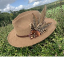 Épingle de chapeau personnalisée en plumes de coq pour artisanat DIY, chapeau de cowboy, chapeau Fedora, costume, accessoire de coiffure pour homme