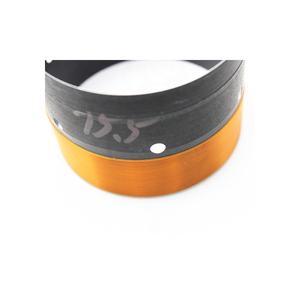 Taidacent 3 بوصة ملف صوتي لف أسود الألومنيوم مثقبة سلك نحاسي نقي 2 طبقات 75.5 باس لفائف المتكلم ملف صوتي - Product Image 4