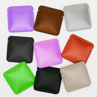 Emballage de sachet en aluminium avec fermeture à trois côtés, imprimé sur mesure, pour poudre