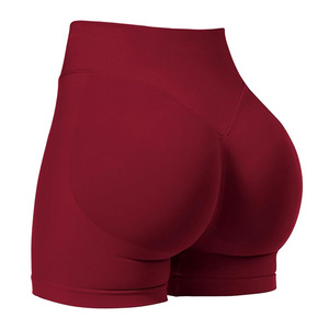 Personnalisé Cyclisme Casual Damen Blend Babi Terry Garçons Double bavoir Couleur Manches Marque Materia Noir Sans Couture Invisible Scrunch Shorts - Product Image 1