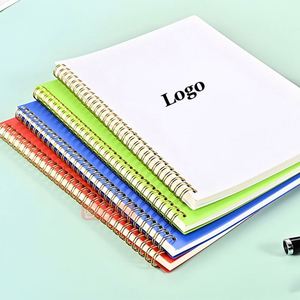 Customizable <b>Journal</b> Hard Cover Leather A5 Spiral Bound Notebook School Custom Binding Planners Notebooks with Smooth Paper - Product Image 1