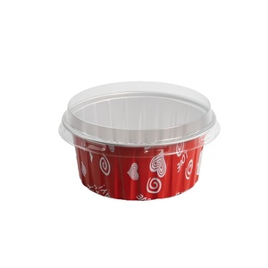 Moule à pudding, à cupcakes, à crevettes et à œufs en aluminium de 125 ml, boîte en aluminium pour four, petit plat en aluminium, outils de pâtisserie - Product Image 3