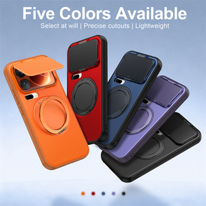ลิชิเคส 360 °   เคสกันกระแทกแบบหมุนได้พร้อมขาตั้งแม่เหล็กสำหรับ Redmi A5 15C 15A A7 <span class=keywords><strong>Pro</strong></span> - Product Image 2
