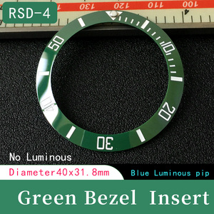 Biểu Tượng Tùy Chỉnh Sloped Gốm <span class=keywords><strong>Bezel</strong></span> Chèn 40*31.8Mm Slopping <span class=keywords><strong>Bezel</strong></span> Cho Rlx 116610 Mod Đồng Hồ Không Có Sáng - Product Image 3