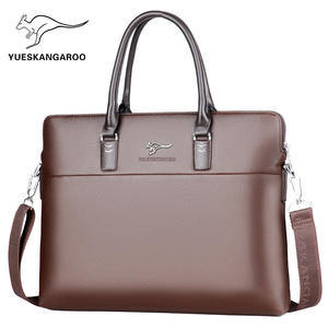 Venta al por mayor Conferencia hombres abogado negro PU cuero impermeable viaje Conferencia hombres hombro negocios Oficina maletín Portátil Bolsa - Product Image 3