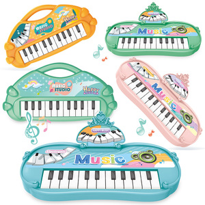 Maison <span class=keywords><strong>de</strong></span> jeu éducative pour enfants 13 touches clavier numérique multifonction <span class=keywords><strong>violon</strong></span> jouet en plastique pour garçons filles - Product Image 1
