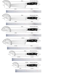 Couteau <span class=keywords><strong>de</strong></span> <span class=keywords><strong>Chef</strong></span> en Acier Inoxydable ABS, Manche en Acier Moulé Sous Pression, Poli Fin, Couteau à Viande Polyvalent <span class=keywords><strong>de</strong></span> 17 Pouces – Meilleure Vente - Product Image 4