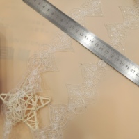 Fil de soie de poisson nouvellement conçu, paillettes légères et fines broderie dentelle décoration robe de mariée et vêtements décoratifs de la mariée