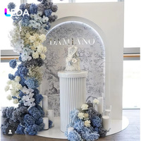 Supports de table modernes en acrylique LEDA personnalisés pour fleurs et gâteaux, socles pour mariages et événements, vente en gros
