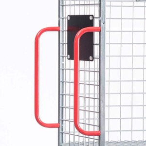 Chariot de rangement pour <span class=keywords><strong>cage</strong></span> à linge <span class=keywords><strong>Cage</strong></span> de rangement en métal roulante Conteneur à roulettes avec roues - Product Image 6