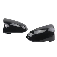 Accessoires de remplacement, coques de rétroviseurs noires brillantes en ABS, coques de rétroviseurs latéraux arrière pour BMW X1 IX1 U11 U12 X2 IX2 U10