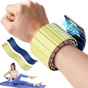 Ensemble de poids de <span class=keywords><strong>cheville</strong></span> et de poignet en silicone avec noyau en <span class=keywords><strong>acier</strong></span> de 2 lb, design esthétique, pour le yoga, le fitness, le Pilates, l'exercice et la marche - Product Image 3