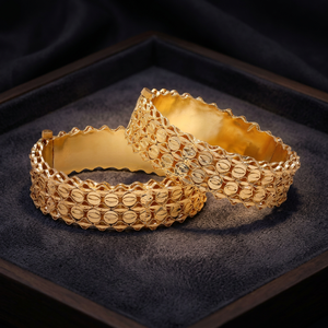 Pulseras y Brazaletes de Lujo de Latón Bañado en Oro al por Mayor, Pulseras y Brazaletes de Moda para Mujer con Baño de Oro Personalizado, Joyería de Oro - Product Image 6