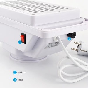 Aspirateur à ongles professionnel pour table de manucure, ventilateur de table, collecteur de poussière à 3 sacs, équipement d'art des ongles pour salon de manucure et pédicure - Product Image 3